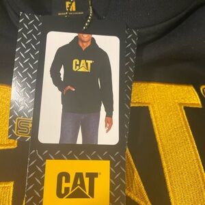 Cat men’s trade mark hoodie size Medium